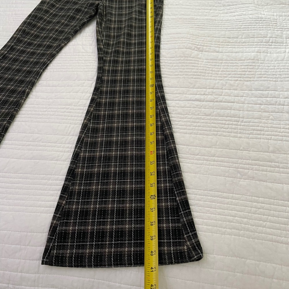 Arizona Jean Co Brown Plaid Flare Leg Pants Juniors XS NWT - Picture 11 of 14